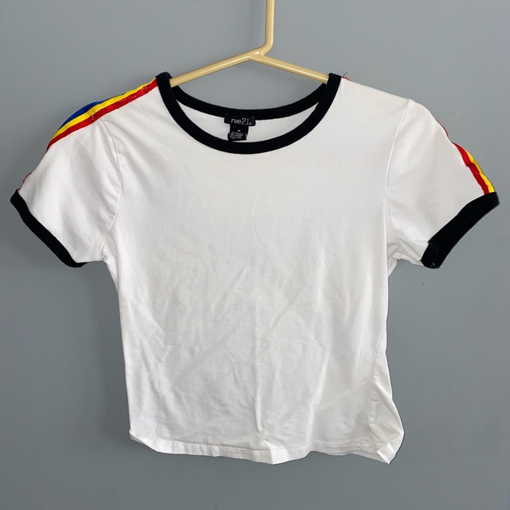 Stripped Crop Top